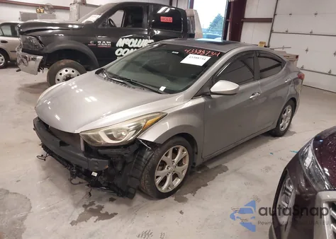 2015 Hyundai Elantra Se from USA, damaged, VIN KMHDH4AE7FU281741